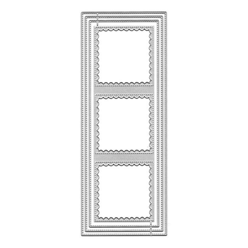 Border Background Metal Cutting Dies Stencil DIY Scrapbooking Album Paper Card