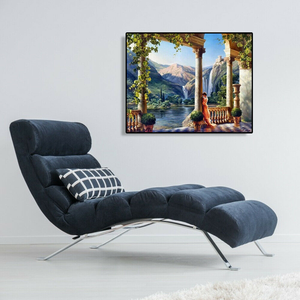 Beautiful scenery DIY Paint By Numbers Kit Digital Oil Painting Art Home Decor