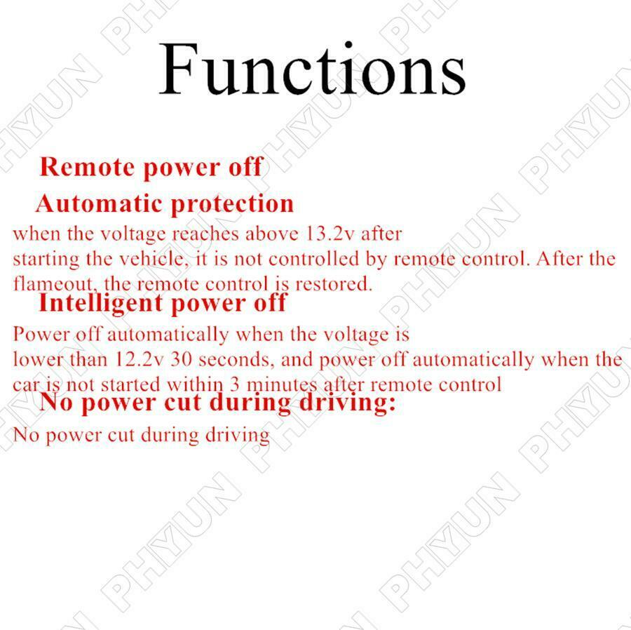 Car Battery Disconnect Isolator Cut Off Master Switches Remote Control Universal