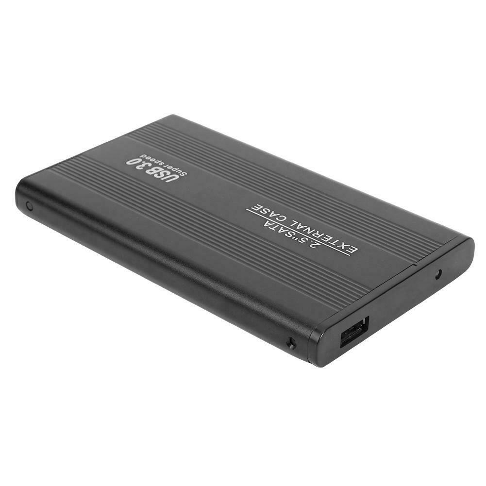 2.5" USB 3.0 to SATA External Portable 6-Gbps SSD HDD Case Hard Drive Enclosure