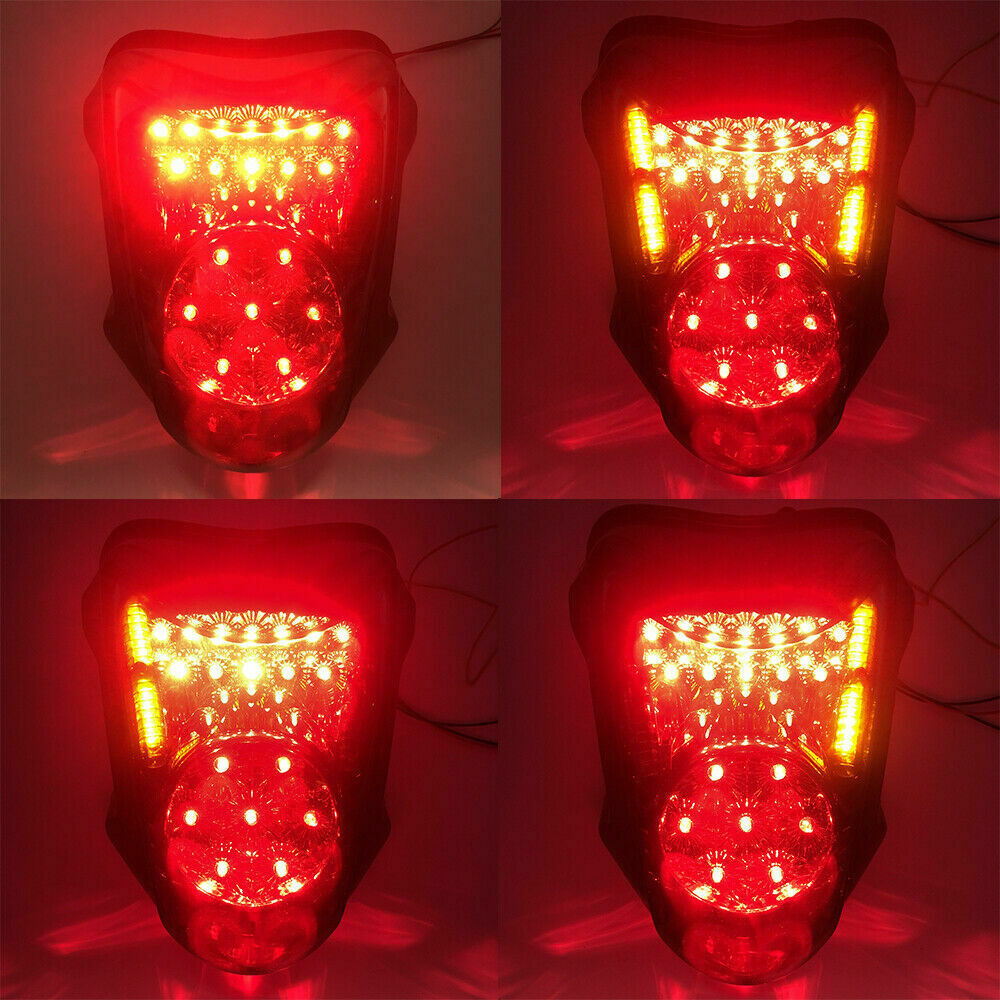 LED Tail Light Turn Signals For 2008-2020 2019 SUZUKI Hayabusa GSX1300R Clear