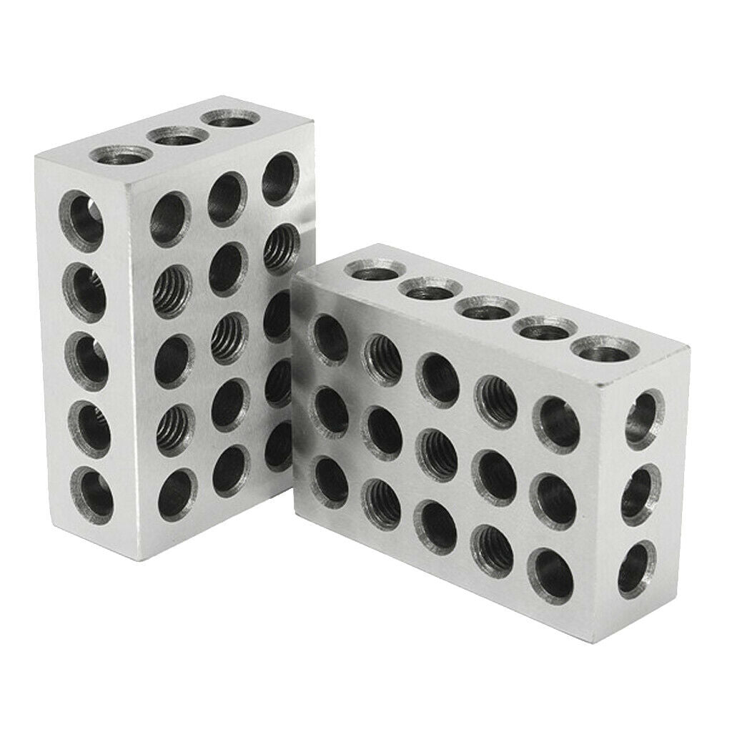 1 pair of block parallel blocks contains 23 holes (5) 3 / 8-16 threaded holes