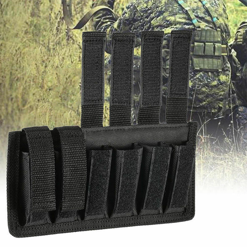 Black Six Single Pack Magazine Pouch 6 Pack Stacked Mag Pouches Holster