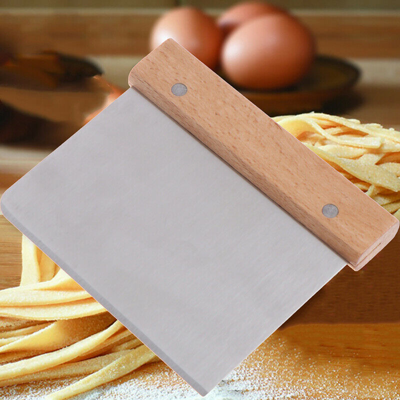Dough Scraper Stainless Steel Pizza Cutter Kitchen Bakery Tools Cake Tool.l8