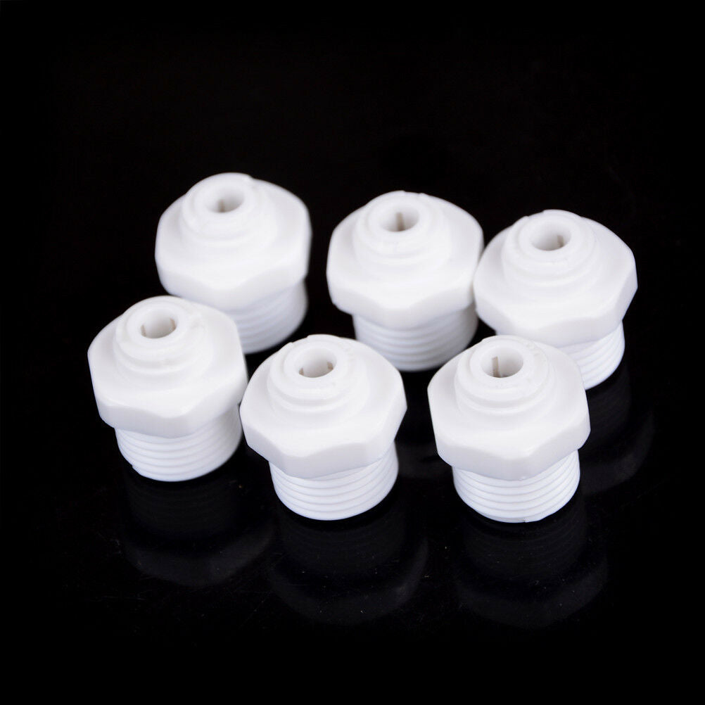 6X 1/4 Tube OD to 1/2  Male Push in to Connect Quick for RO Reverse Osmosis u XC