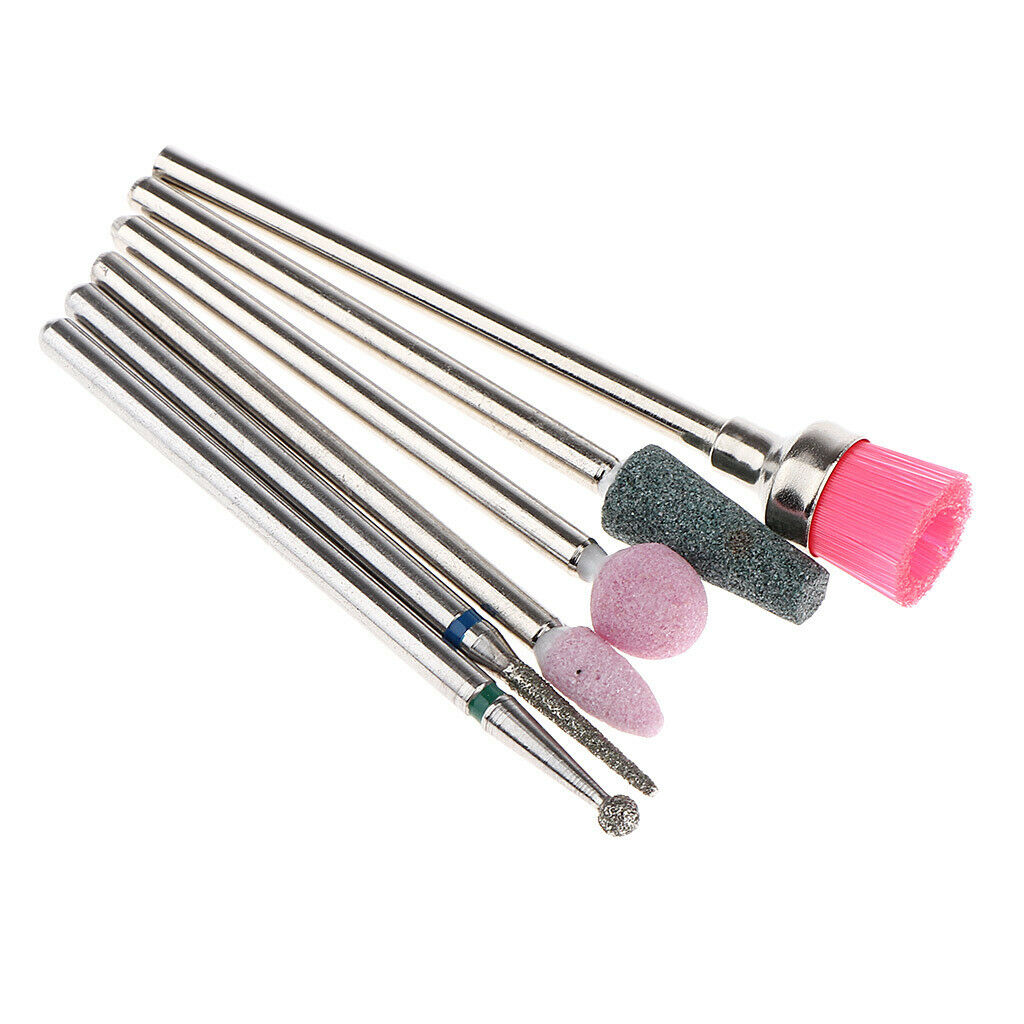 Portable Useful Nail Polish Drill Bits Set Cuticle Removal Tools Pedicure 03
