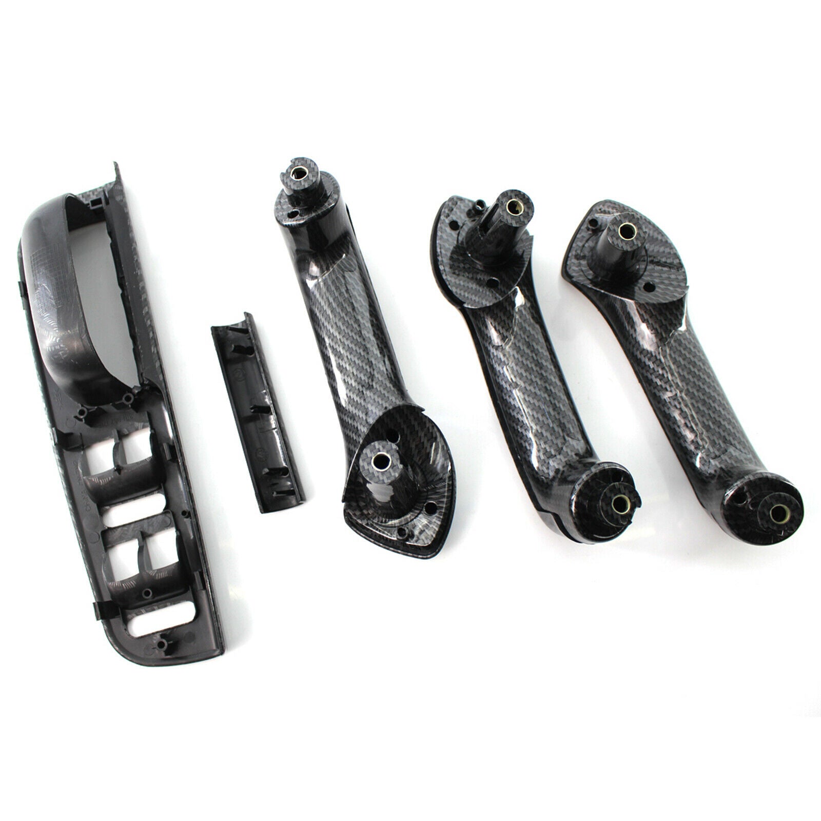 Door Cover Window Switch Bezel For VW Jetta Golf MK4 1999-2004 Carbon Fiber