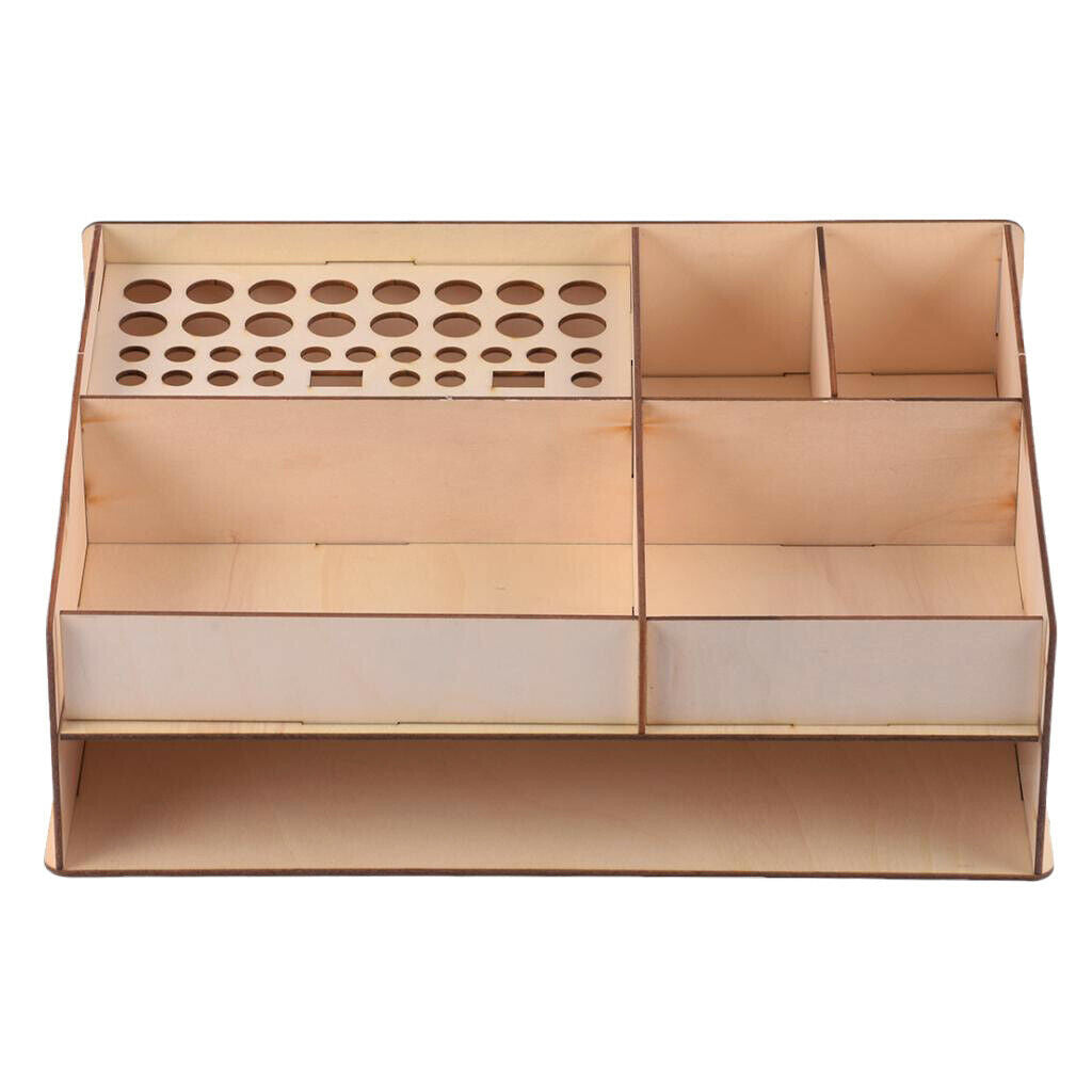 Wood Paint Pigment Bottles Paints Moduler Storage Holder Stand Organizer