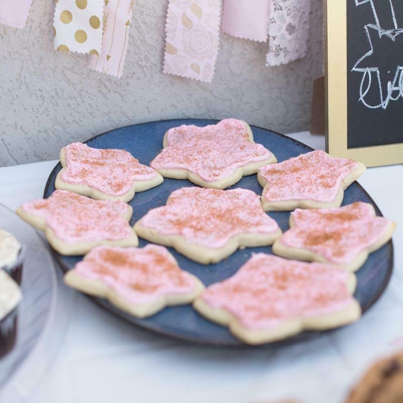 6 Pieces Plastic Material Baking Fondant Biscuit Cutter Five-pointed Star Shapes