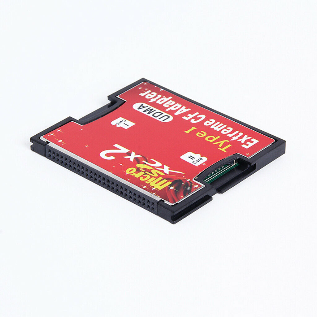 Dual Port SD to CF Card Adapter Assy MMC SDHC SDXC to Compact Flash Type I Card