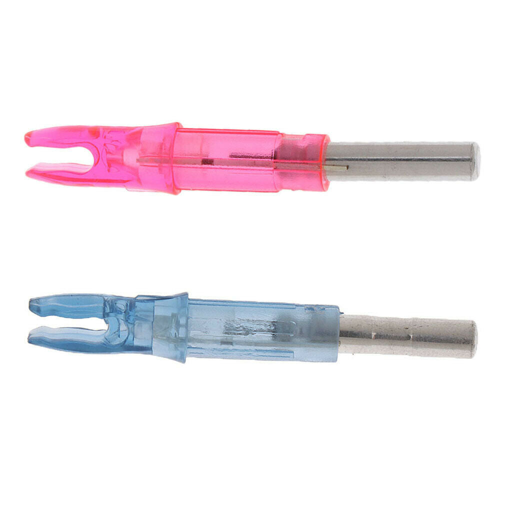luminous illuminated nocktail arrow nock hunting suitable for 6.2mm