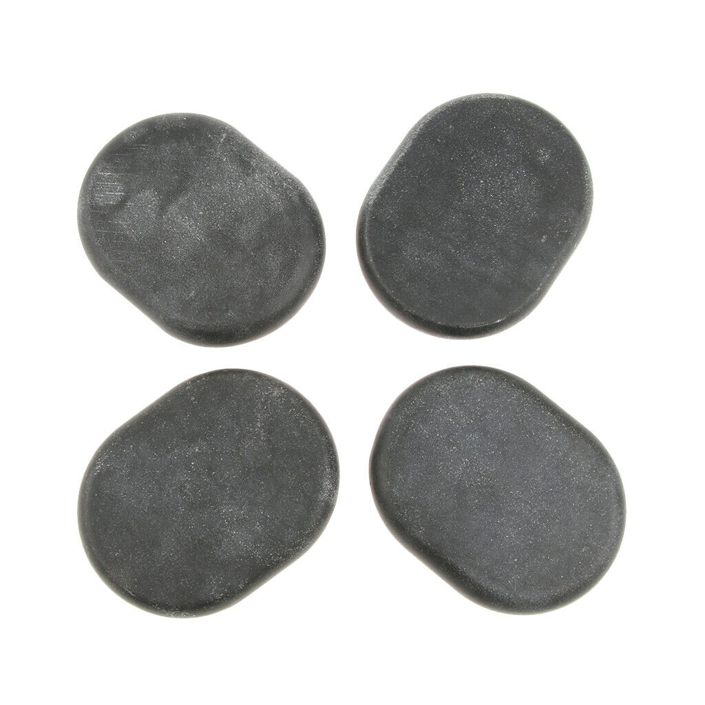 14 pcs/ Set Hot Spa Rock Basalt Therapy Massage   Natural Stones Black
