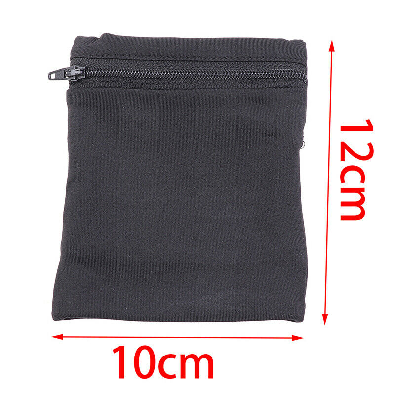 Travel Black Wrist Wallet Pouch Portable Pocket Key Zipper Sport Wrist Be.l8