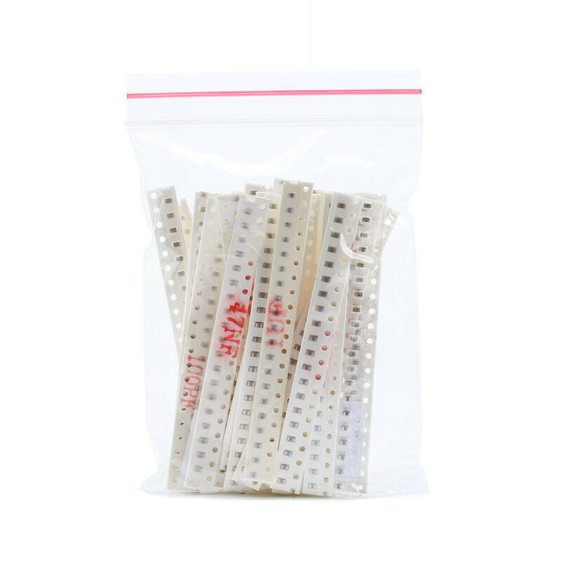 620pcs SMD 0805 1PF-1UF element/capacitor capacitance package 31 types