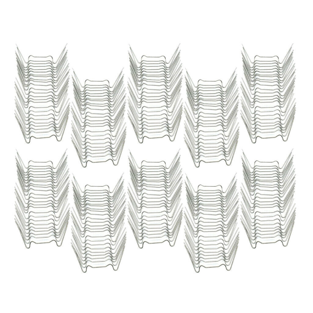 250pc W Wire Glazing Clips Stainless Use Fttings Replacement Garden Fittings