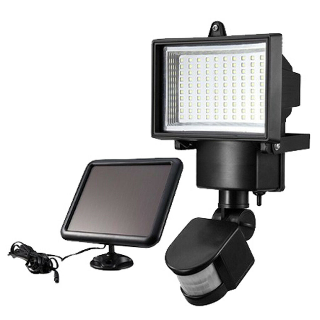 100-LED Solar Sensor Light Security Garden Motion Floodlight