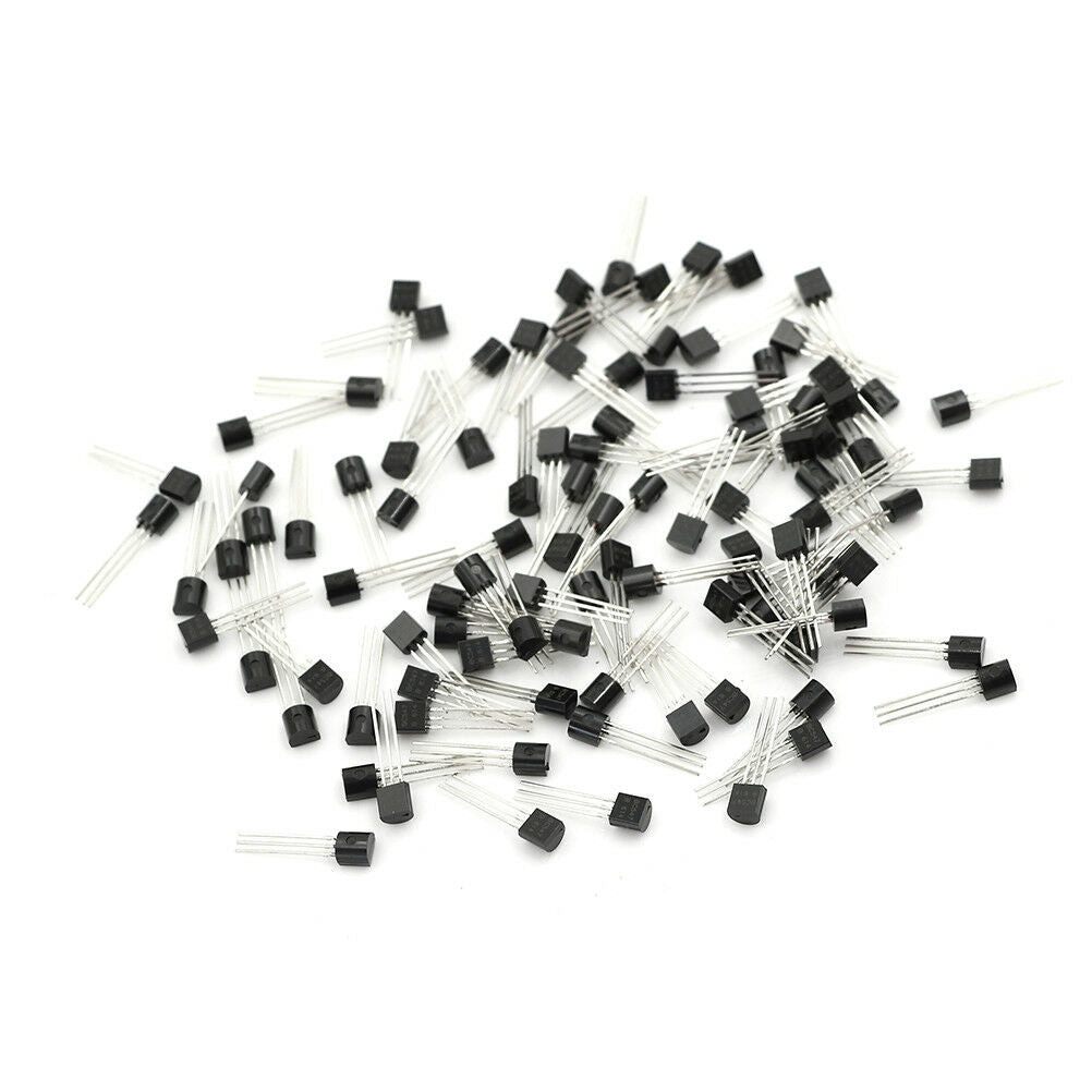 100Pcs Bc547 To-92 Npn 45V 0.1A Transistor Compone hiSJCA