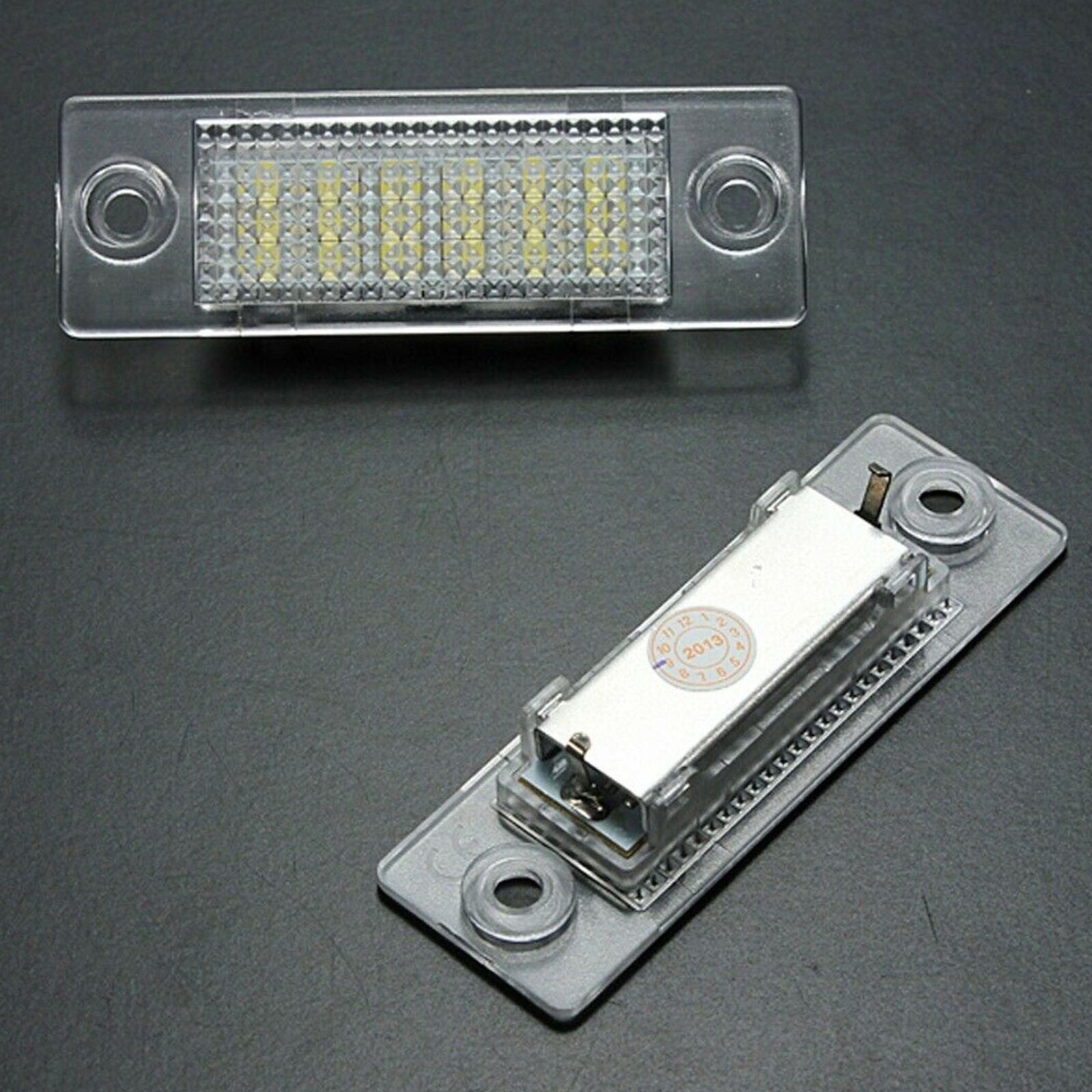 Pair LED Rear License Number Plate Light VW Touran Golf Passat Jetta Caddy T5