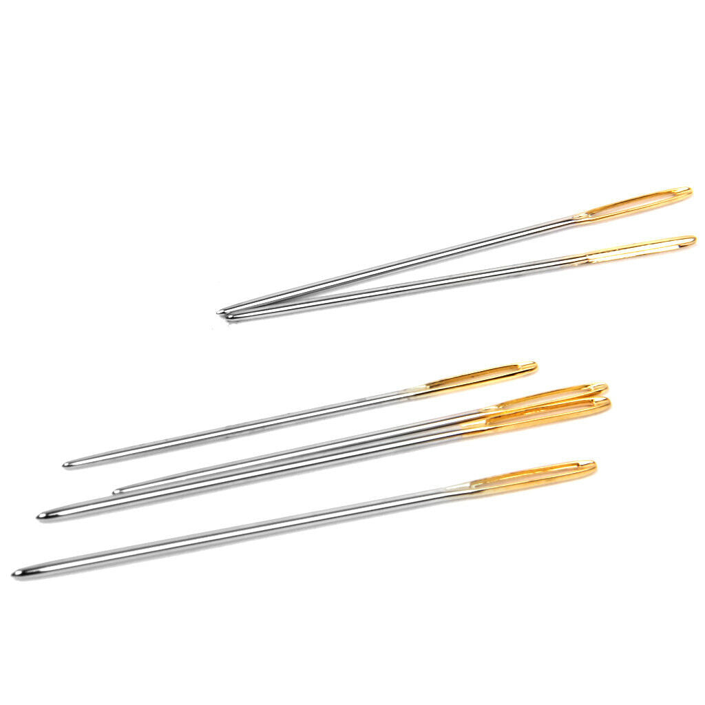 6pcs Large Eye Blunt Needles Wool Thick Knitter Yarn Sewing Embroidery Craft