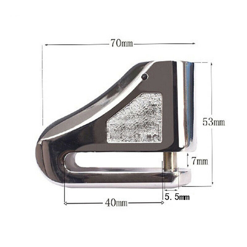 Electric Bikes Motorcycle Bicycle Disc Brake Lock Alloy Steel Anti-theft Lock