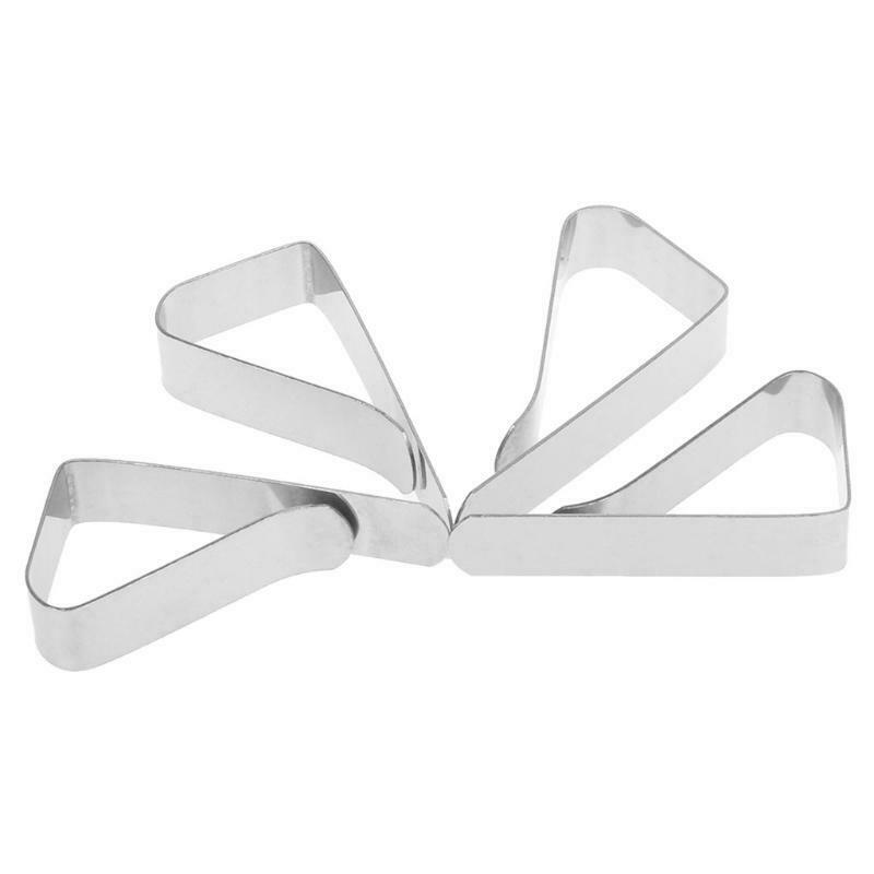 4Pcs Table Cloth Tablecloth Clip Clamp Holder For Party Wedding Stainless Steel