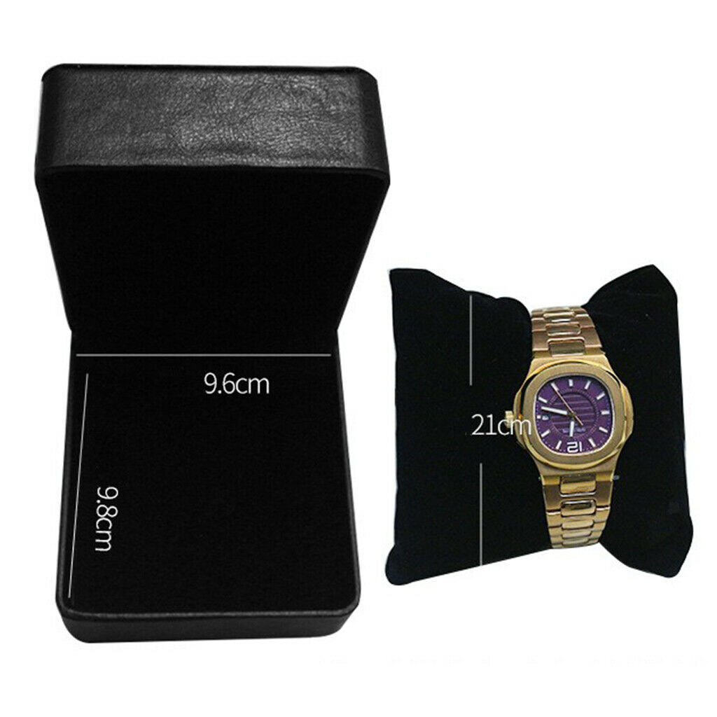 Watch Box Holder Organizer, Single Grid PU Storage Box Jewelry Bracelet Storage