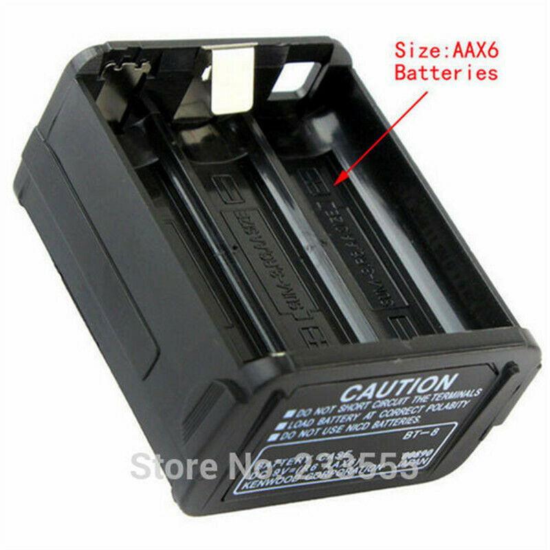 BT-8 6*AA Battery Case for Radio Walkie Talkie Kenwood TH-28 TH-48 TH-78HT