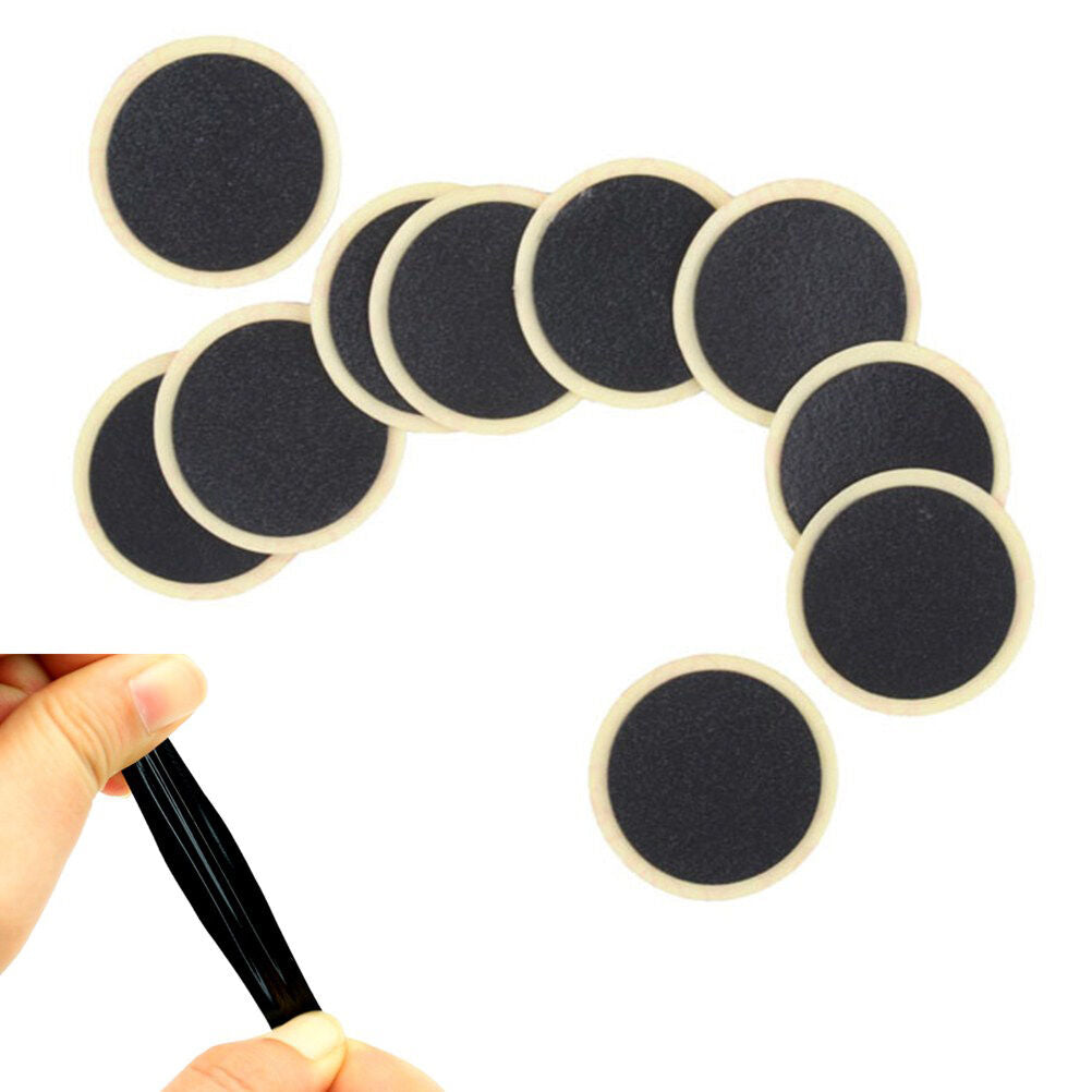 Round Rubber Patch Bicycle Bike Tire Tyre Puncture Repair Piece Patch Kit.l8