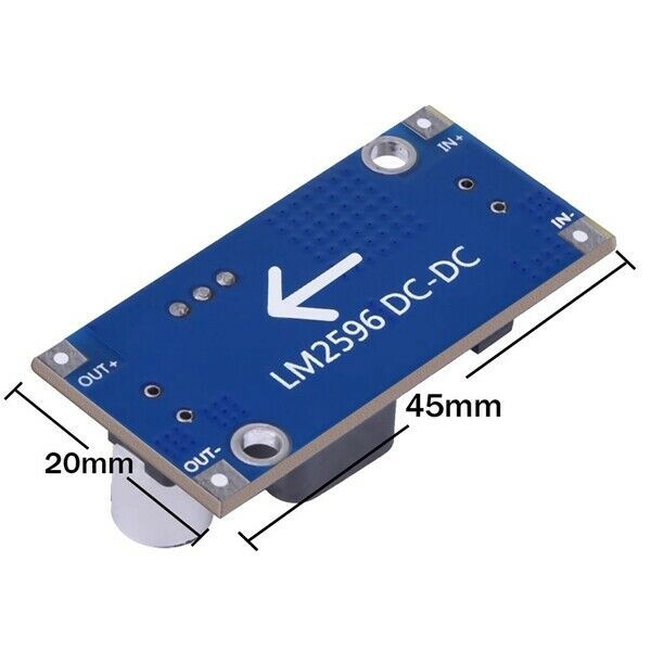 6 Pack LM2596 DC to DC Buck Converter 3.0-40V to 1.5-35V Power Supply  Module C1