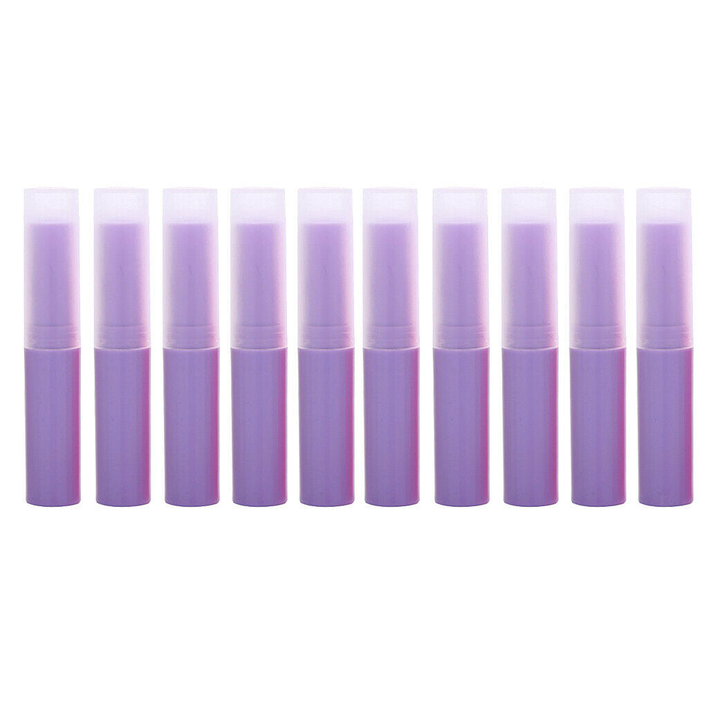 20 Pieces 4ml Plastic Lip Balm Tubes Containers Empty DIY Refillable Lip Gloss