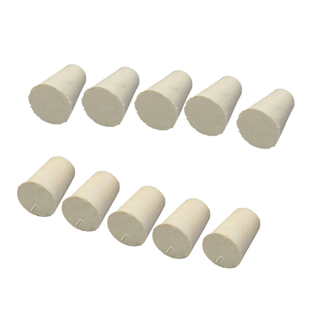 10pcs Lab Spare Parts Flask Test Tube Spigot Container Bottle Rubber Plug