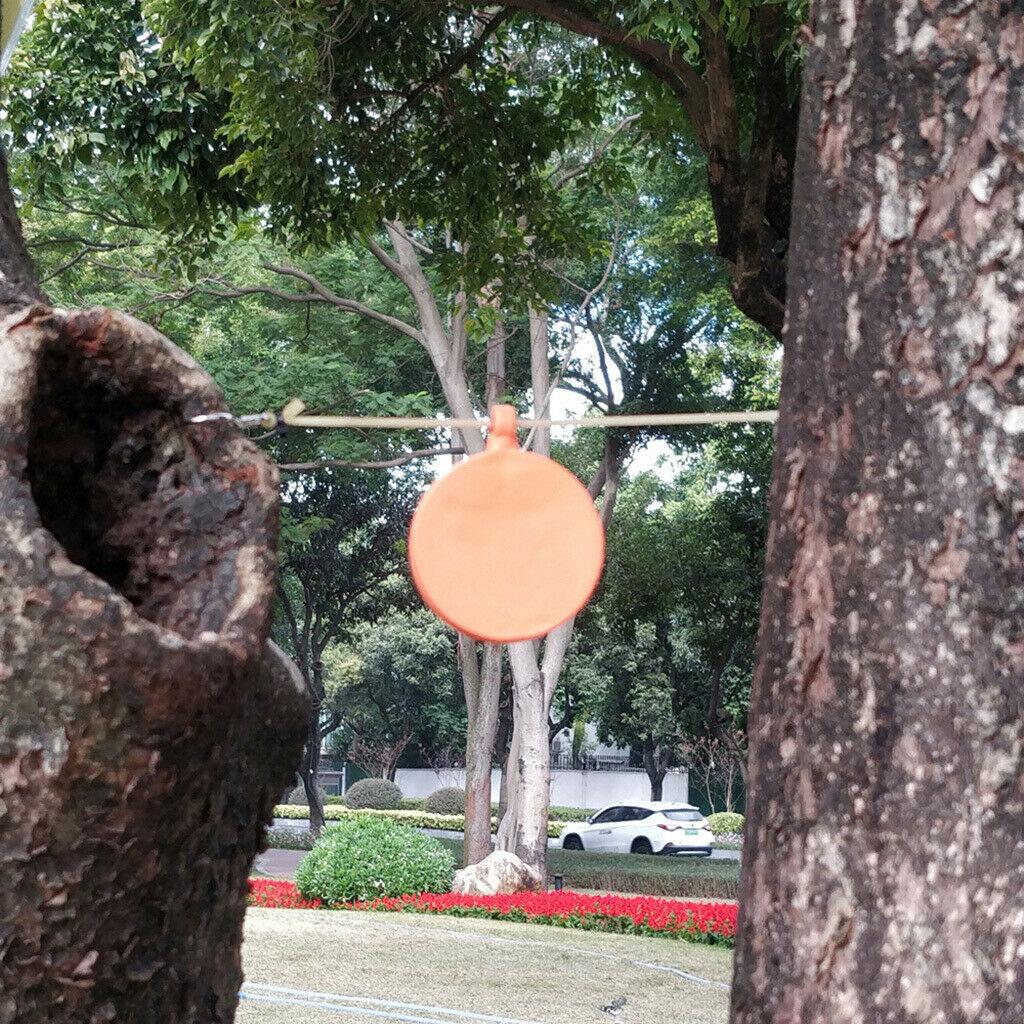 4 Pack Orange Slingshot Target 3/4/5/6cm Silicone Aim Aids Trainer Equip