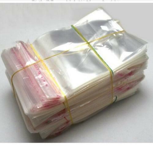 200PCS Wholesale Lots Self Adhesive Seal Plastic Bags 3x7cm