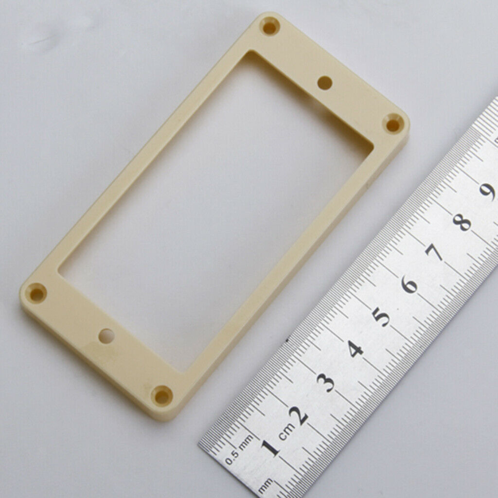 Humbucker Bridge Pickup Mounting Ring Frame For Electric Guitars - Beige