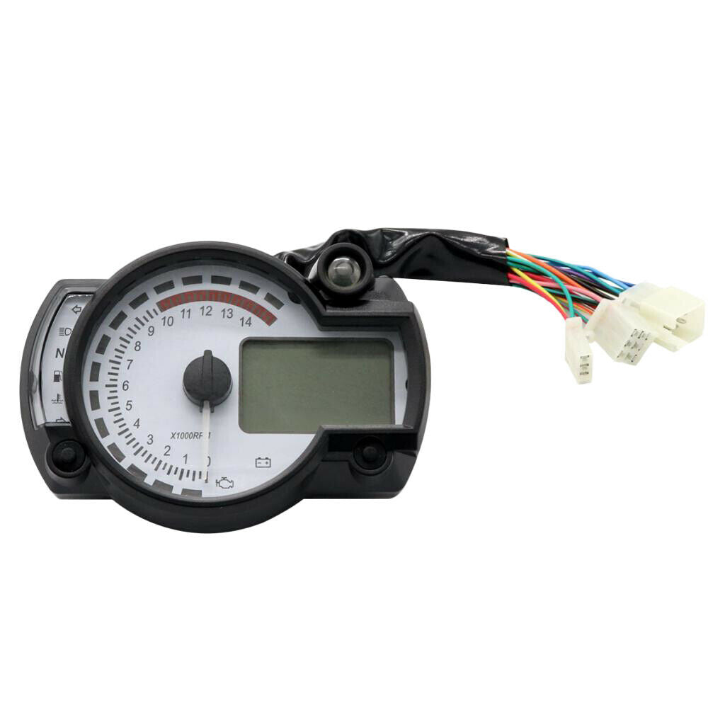 Car Auto Motorcycle Instrument Assembly 12V Electrical 7 Color LED Display