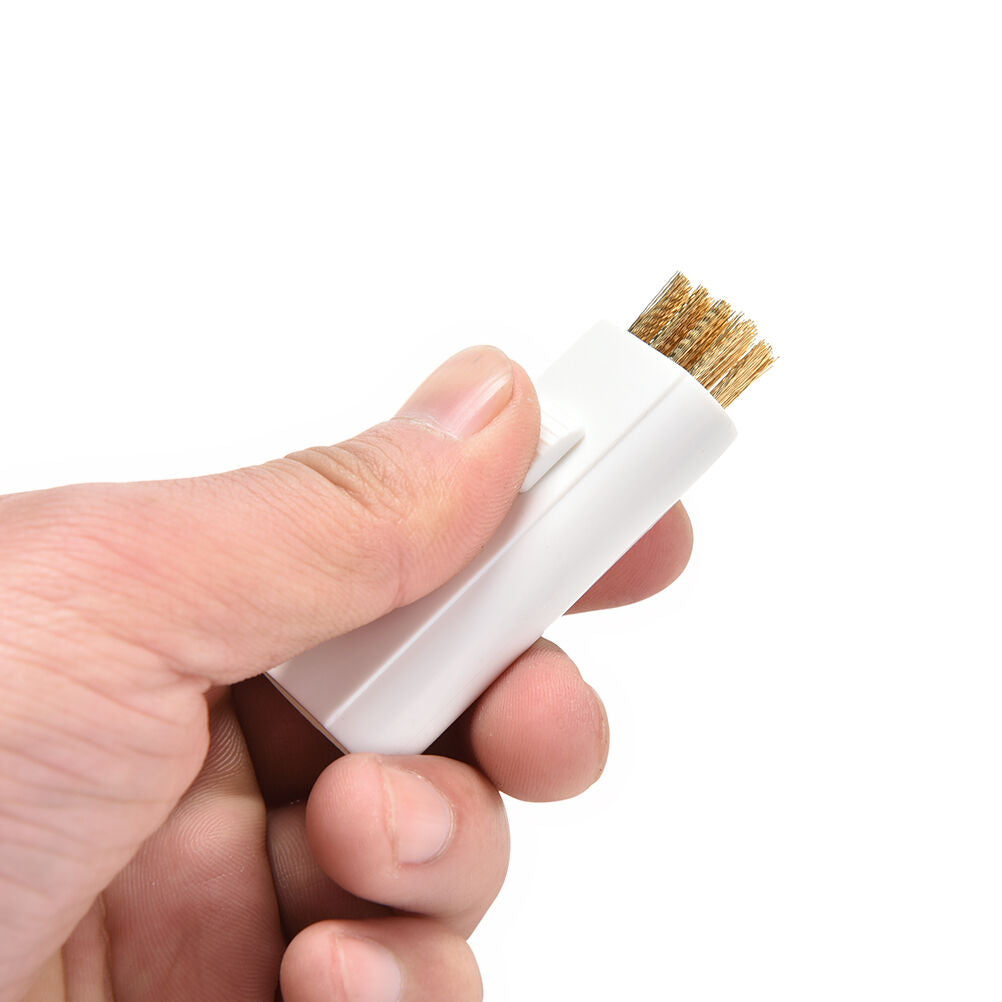 Retractable Steelre Golf Iron Club Bristle Brush Groove Cleaner Kit WF
