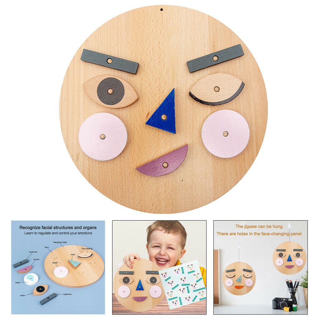 Children's Emotion Cognition Blocks Montessori Mood Learning Gift Toys