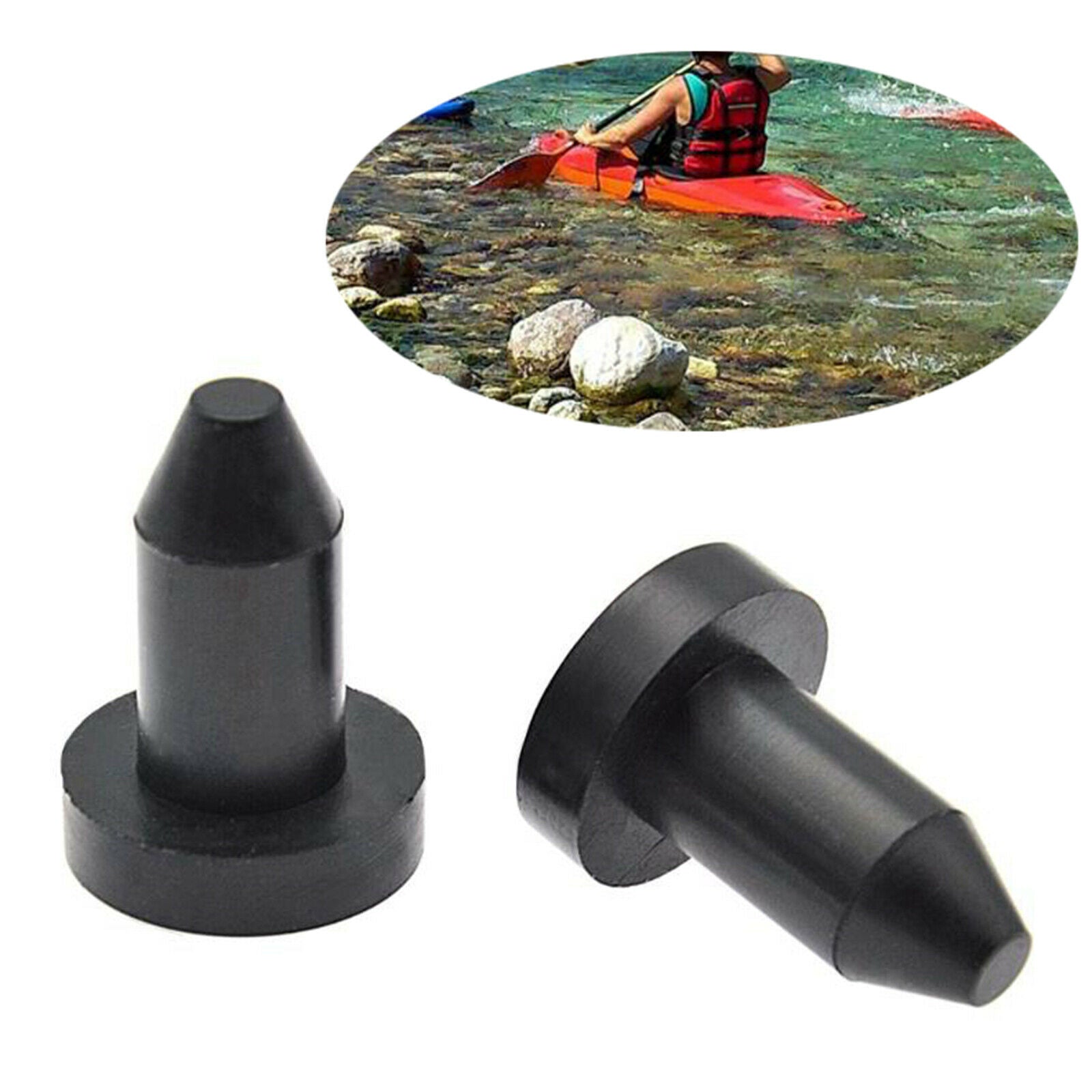 2pcs 1/2" Kayak Drain Plugs Scupper Stoppers for   8SS   10 Replaces