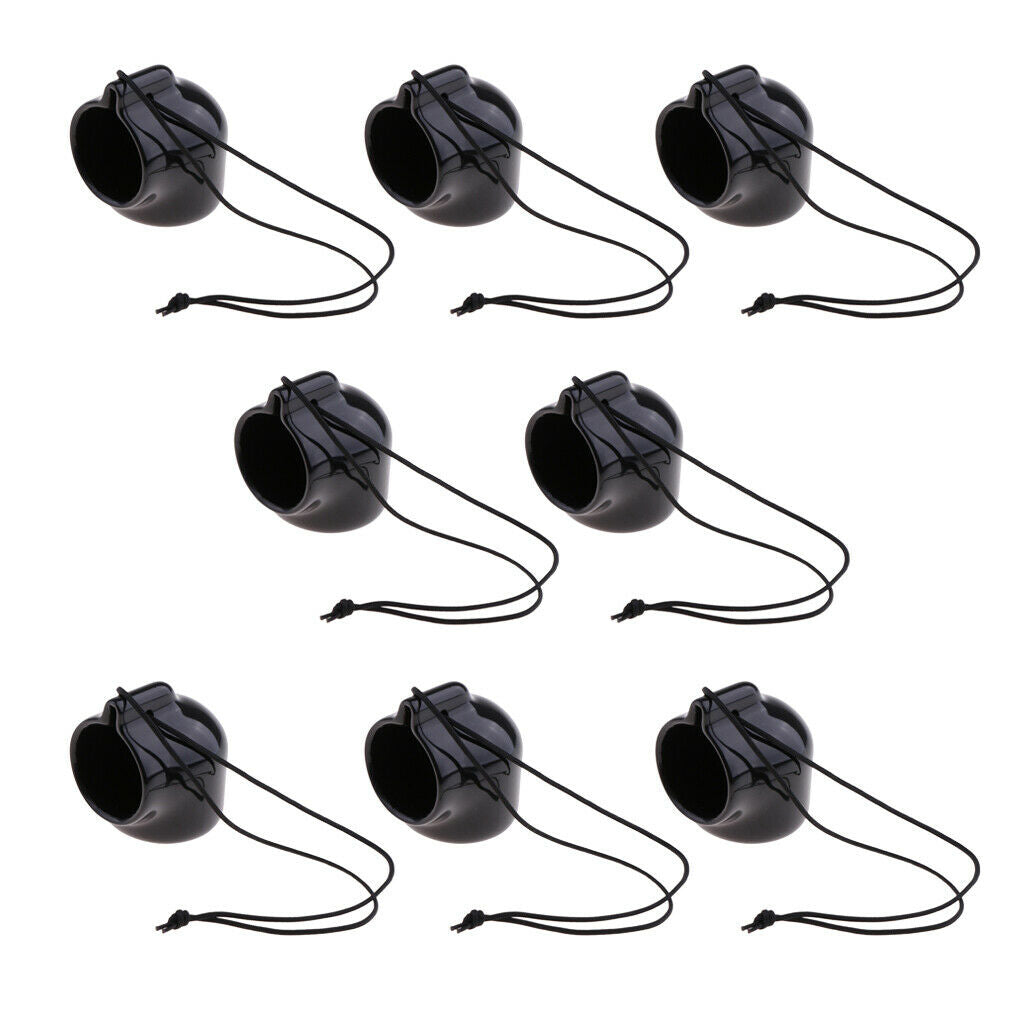 8 Pieces Tank Valve Cover Sturdy Anti-corrosion Dive Cylinder Threaded