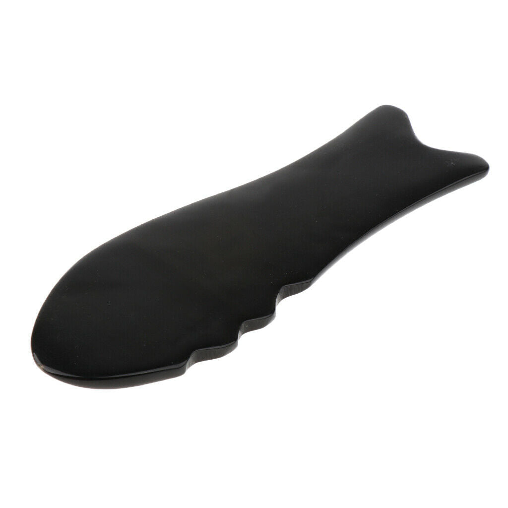 2x Fish Shaped Gua Sha Board Women Facial&Eyes Scraping Acupuncture Massage