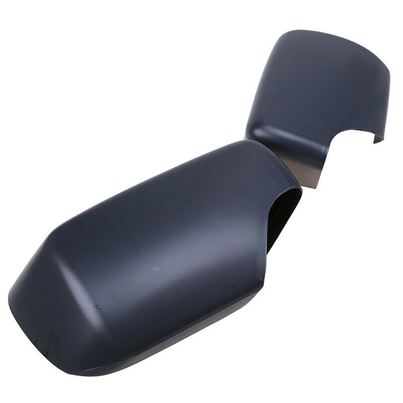 2Pcs Door Side Mirror Cover Cap Matte black For BMW E46 E39 325i 330i 525i 530i