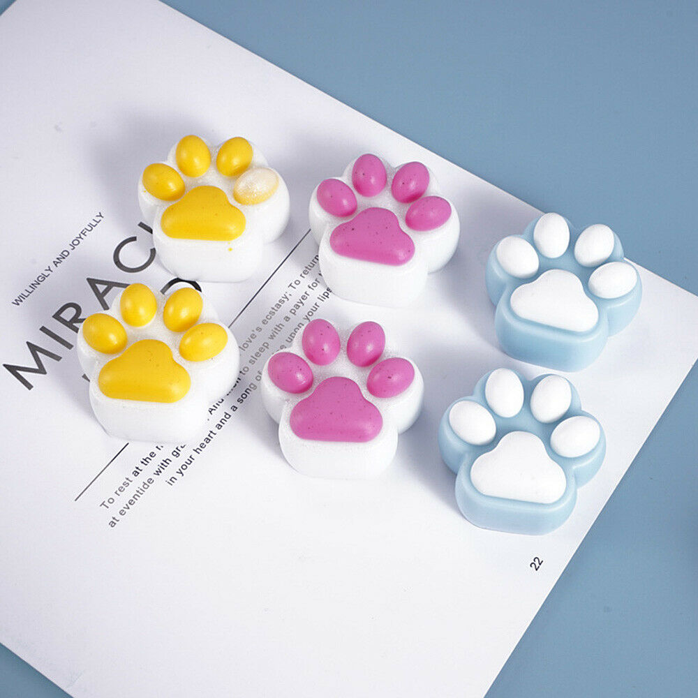 DIY Epoxy Mold Semi-stereoscopic Cat Paw Mirror Frosted Silicone Mould Handcraft