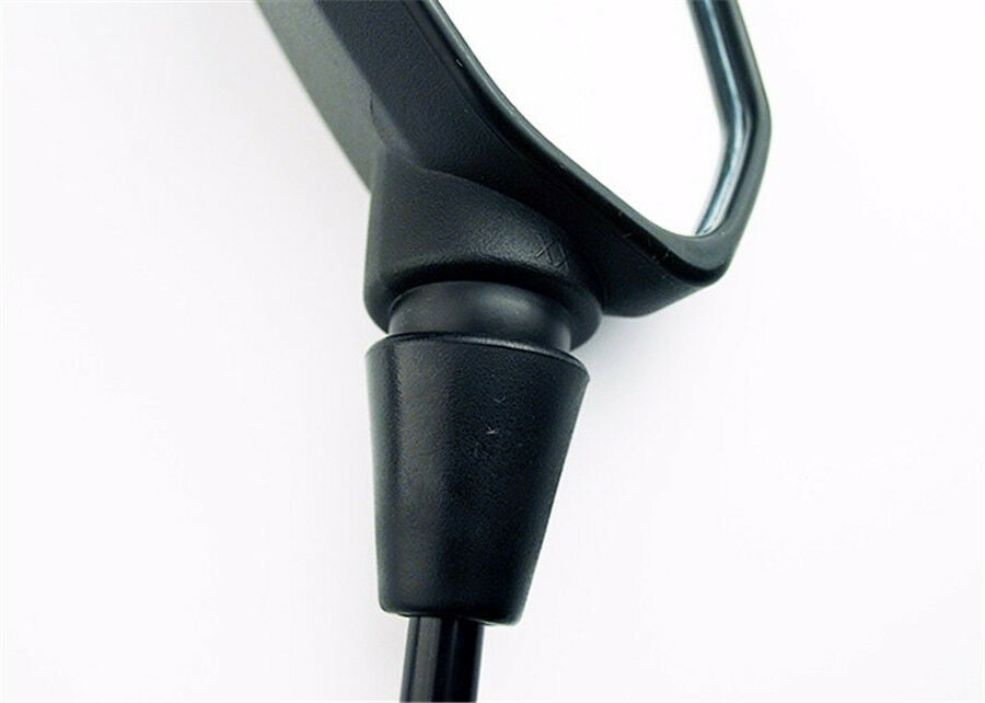 8mm Universal Pair Black Motorcycle ATV Motorbike Rearview Rear View Side Mirror