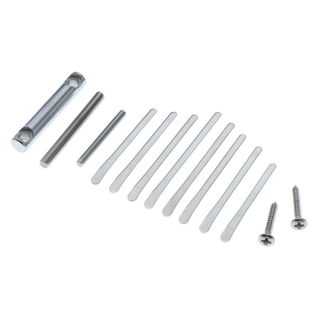 DIY Mini Kalimba 8 Key Finger Thumb Piano Steel /w Screws for Beginners
