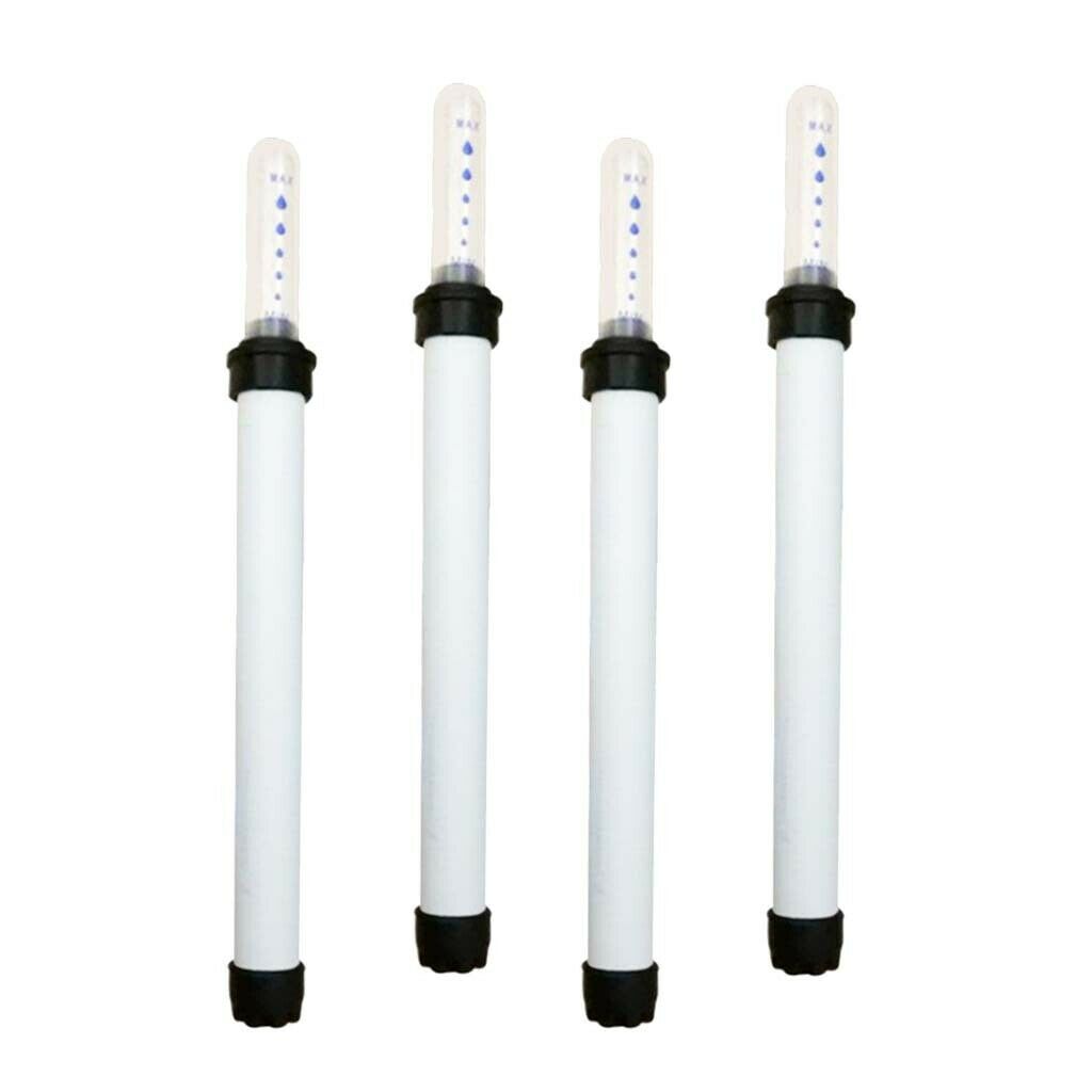 Pack of 4 Soil Moisture Sensor Meter, Water Level Indicator for Garden, Farm,