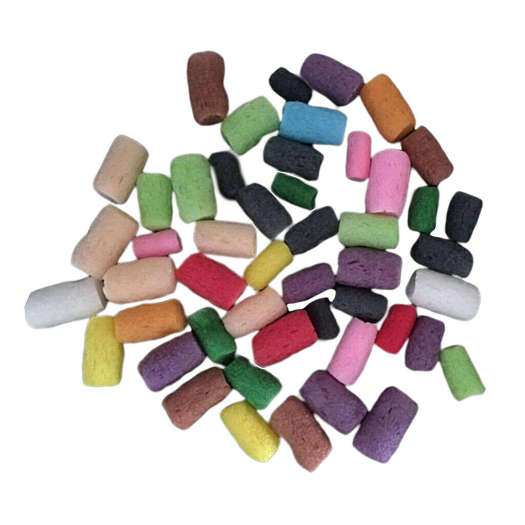 55Pcs/Bag Fishing Nuggets Water Soluble Colorful PVA Foam Fishing Tackles