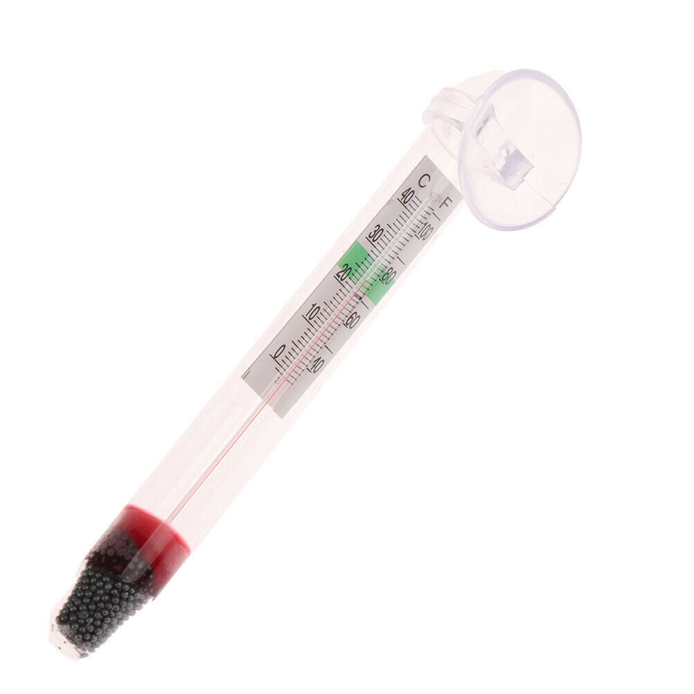 Aquarium Fish Tank Water Glass Temperature Thermometer With Suction CupBDXACHAU