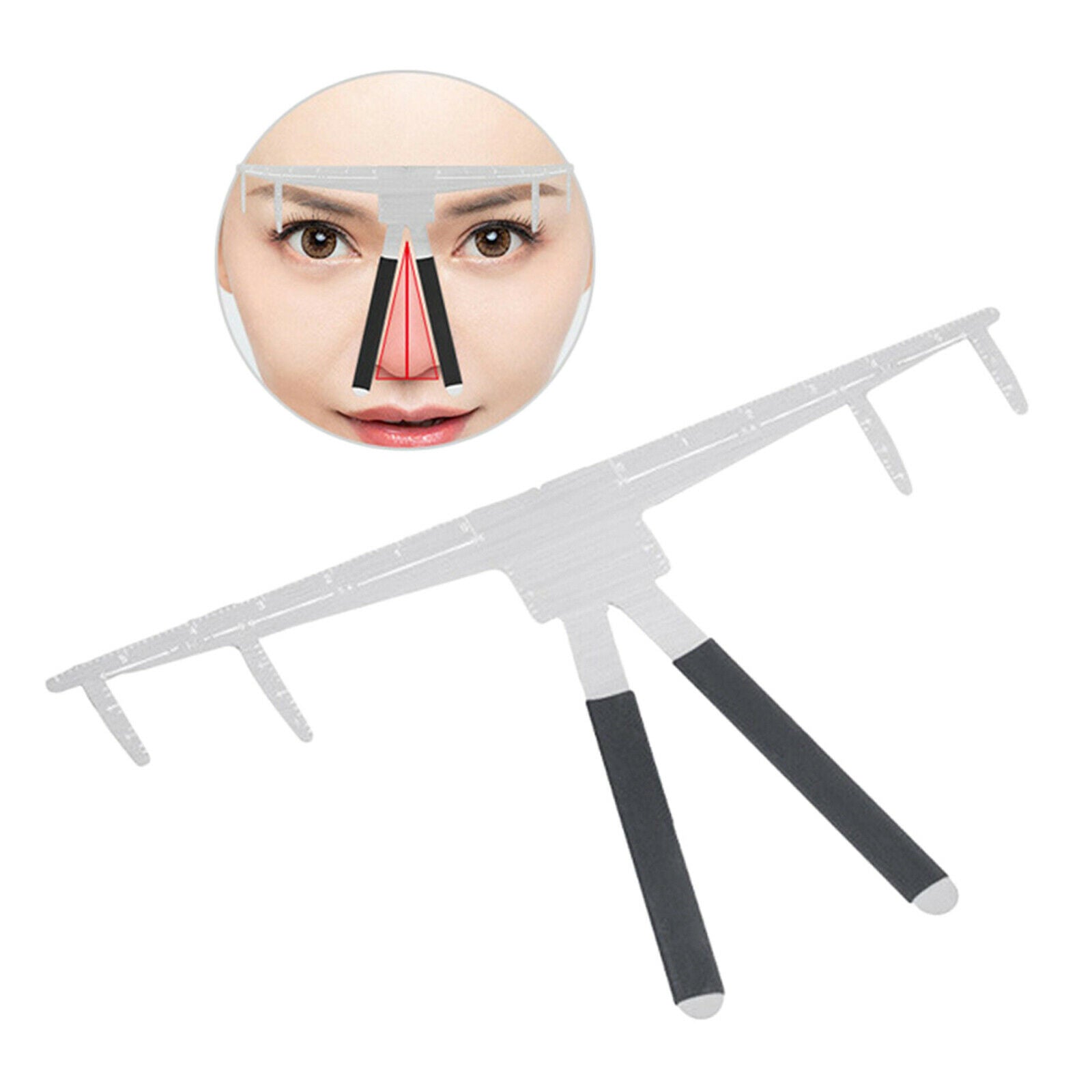Tattoo Eyebrow Ruler Permanent Supplies Tool for Eyebrow Measuring Shaping