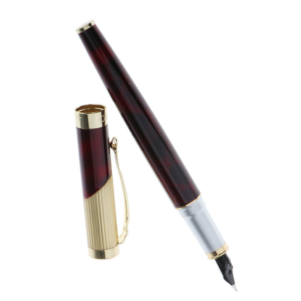 Luxury Metal Fountain Pen Smooth Elegant Writing Calligraphy