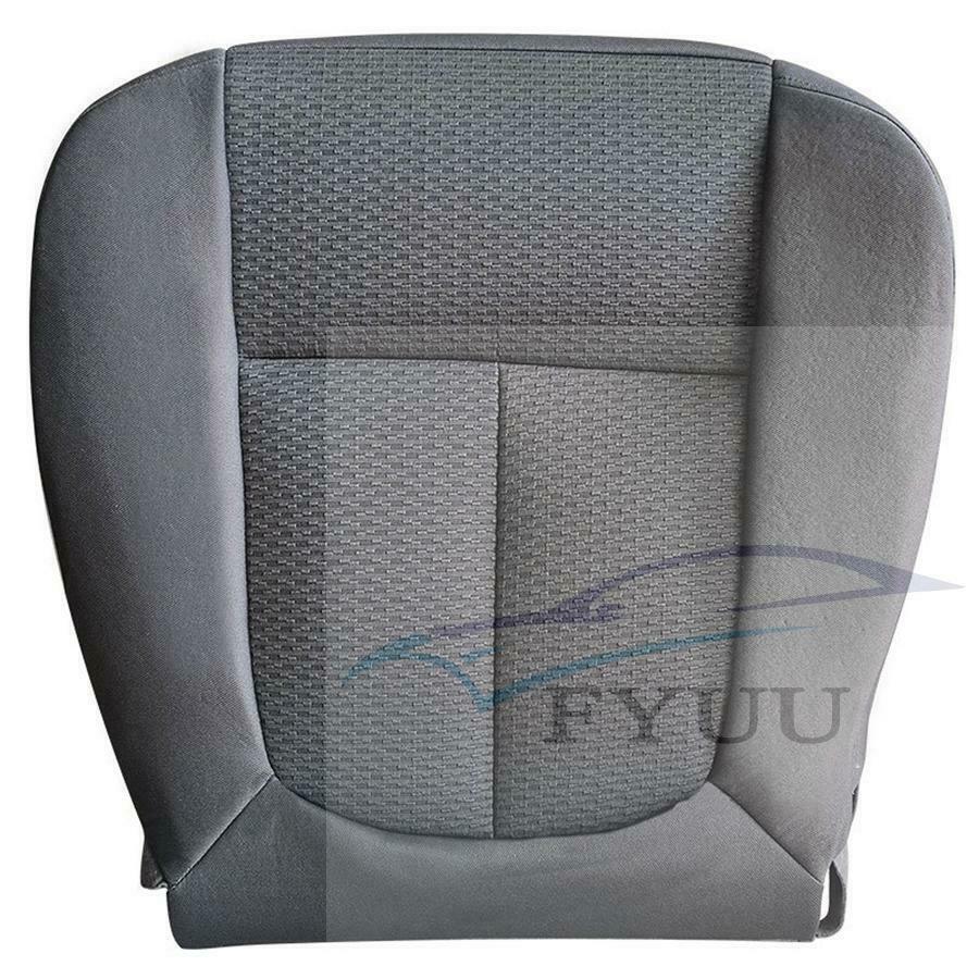 For Ford F150 11-14 Driver Side Bottom Replacement Leather Seat Cover Steel Gray